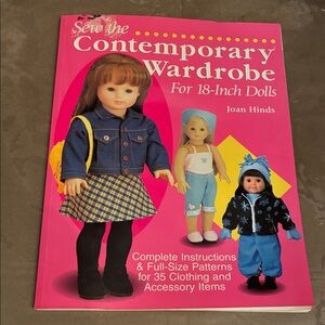 Contemporary Wardrobe for 18-Inch Dolls Book by Joan Hinds, Krause Publications